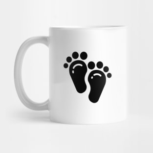 Footprint of a child Mug